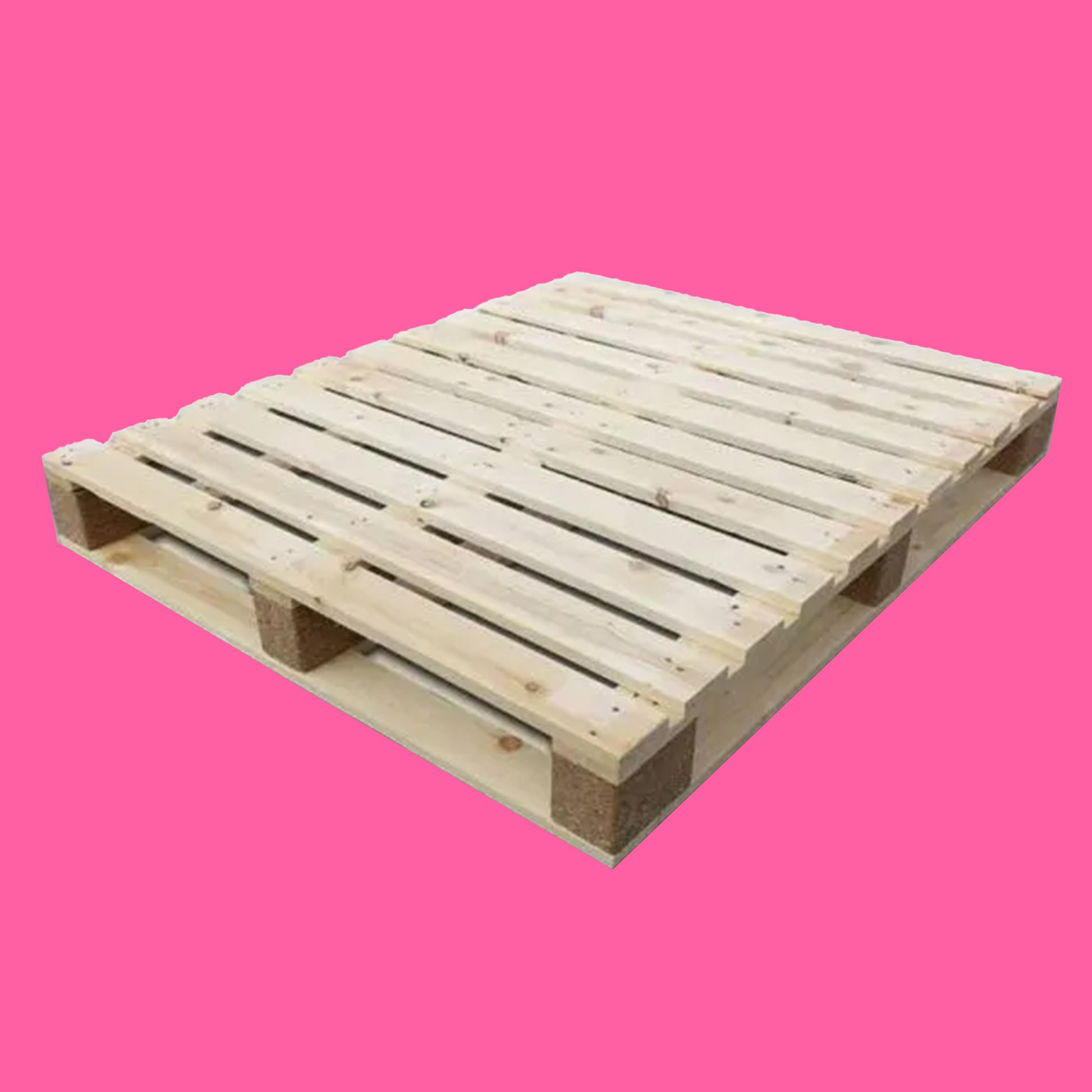 EPAL marked treated wooden pallet 1.2m long and 1m wide